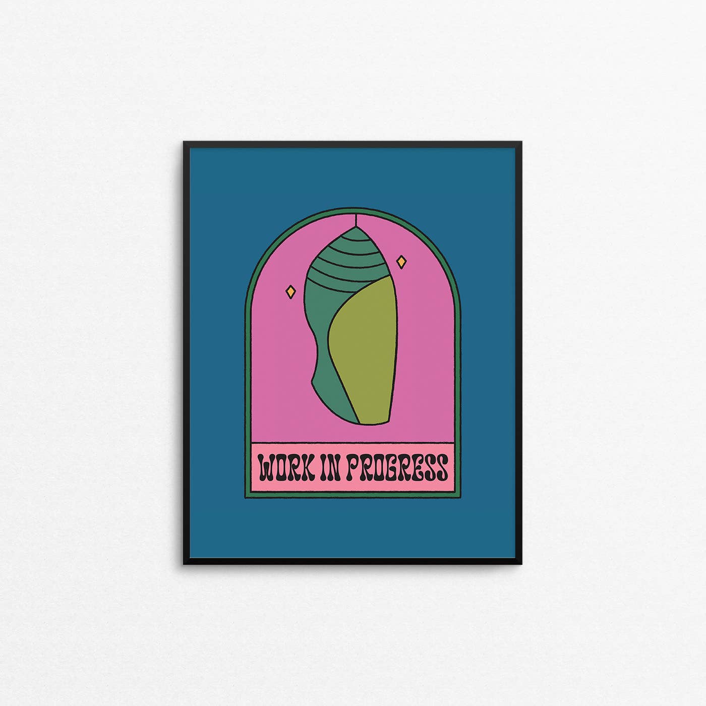 Work In Progress Art Print