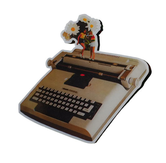 Typewriter Sticker