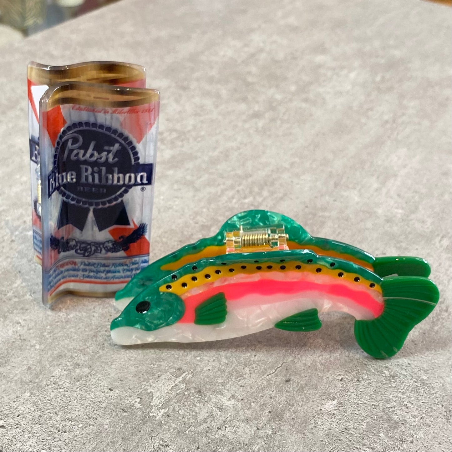 Gone Fishin' Clips - Beer Can and Rainbow Trout
