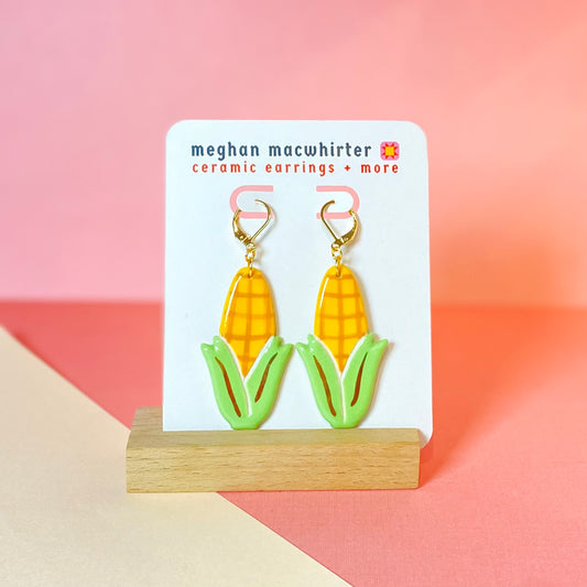 Corn Gold Earrings