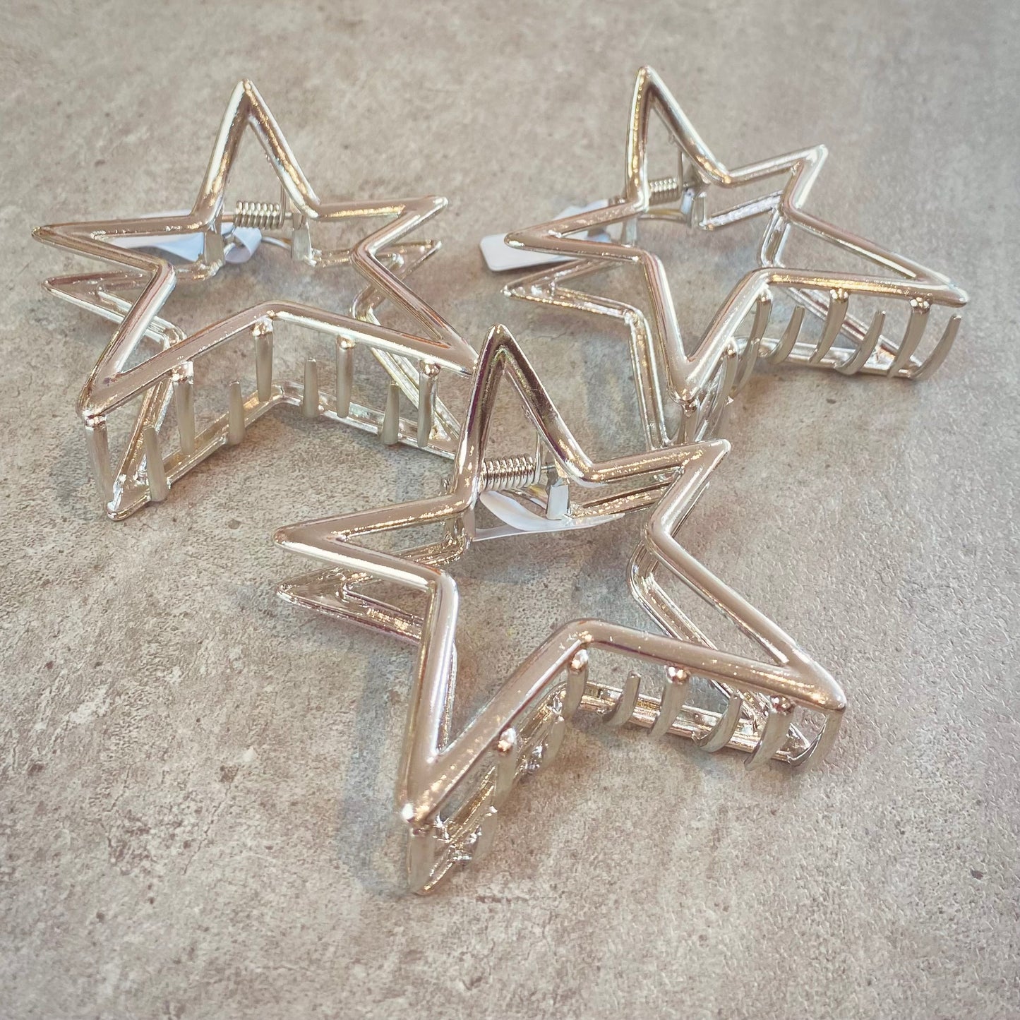 Metal Star Hair Claw Clip