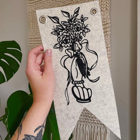 Take Care Felt Pennants - Flowers 4 U