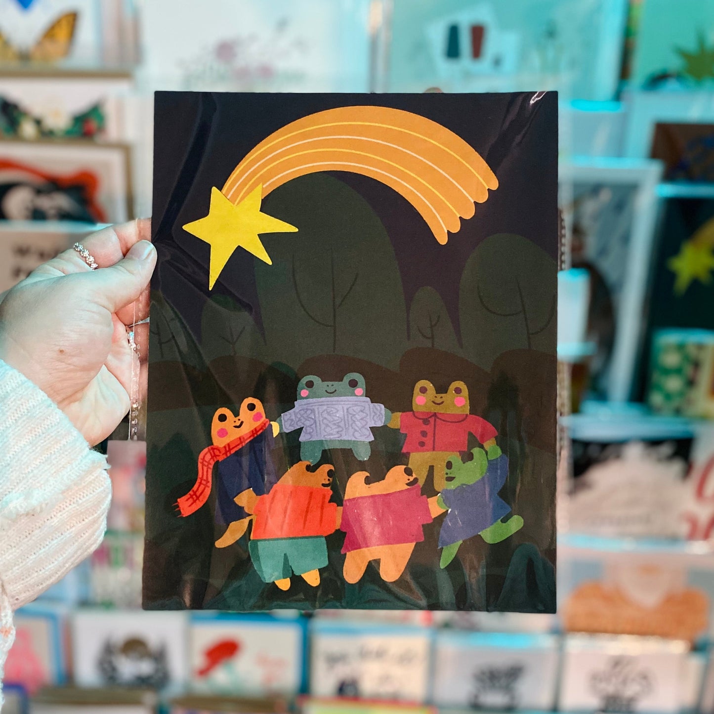 Froggy Friends Print