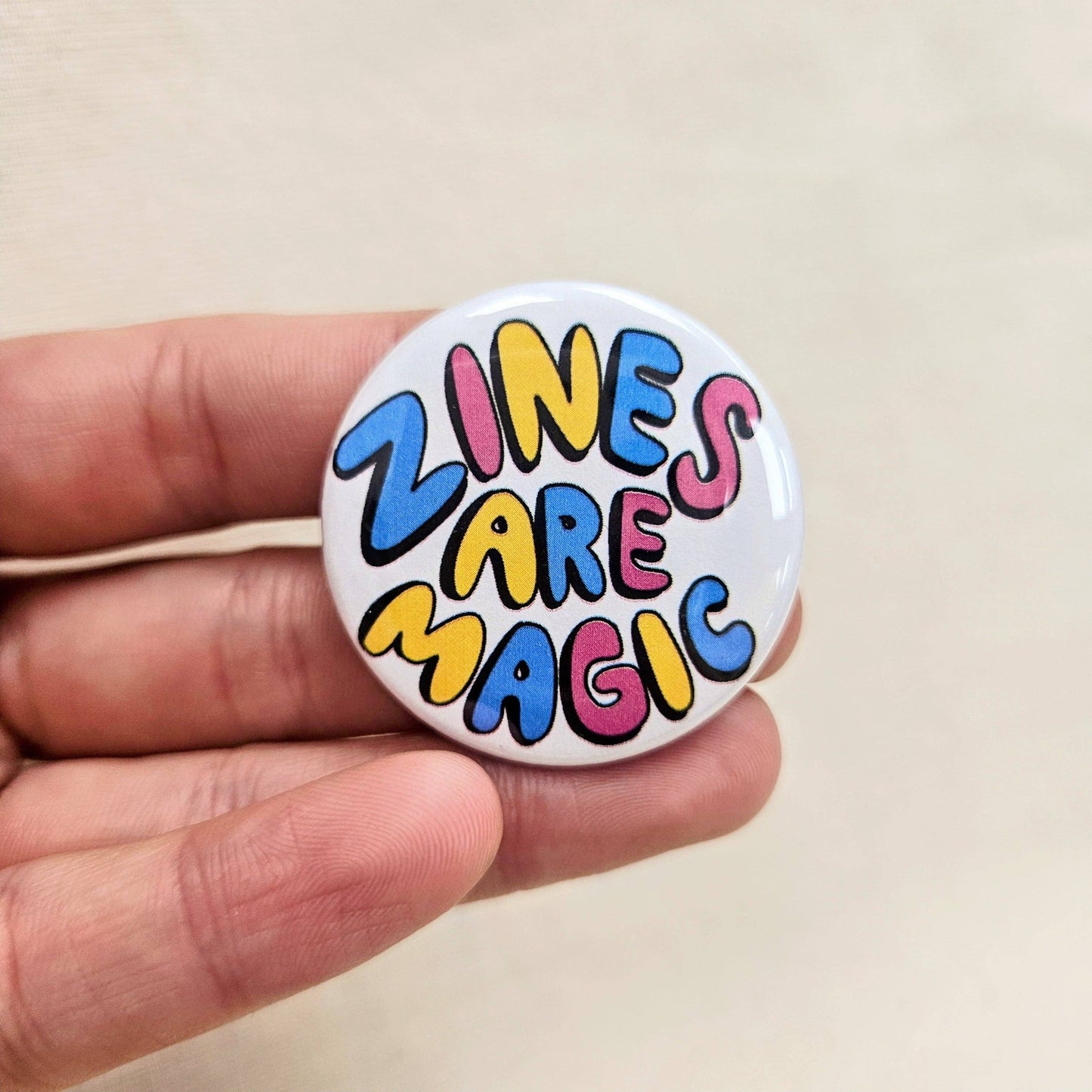 Secret Planet Buttons: Zines are Magic