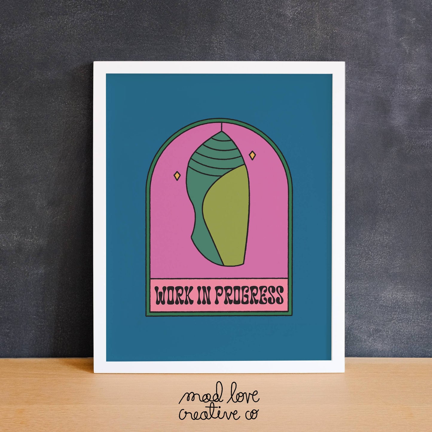 Work In Progress Art Print