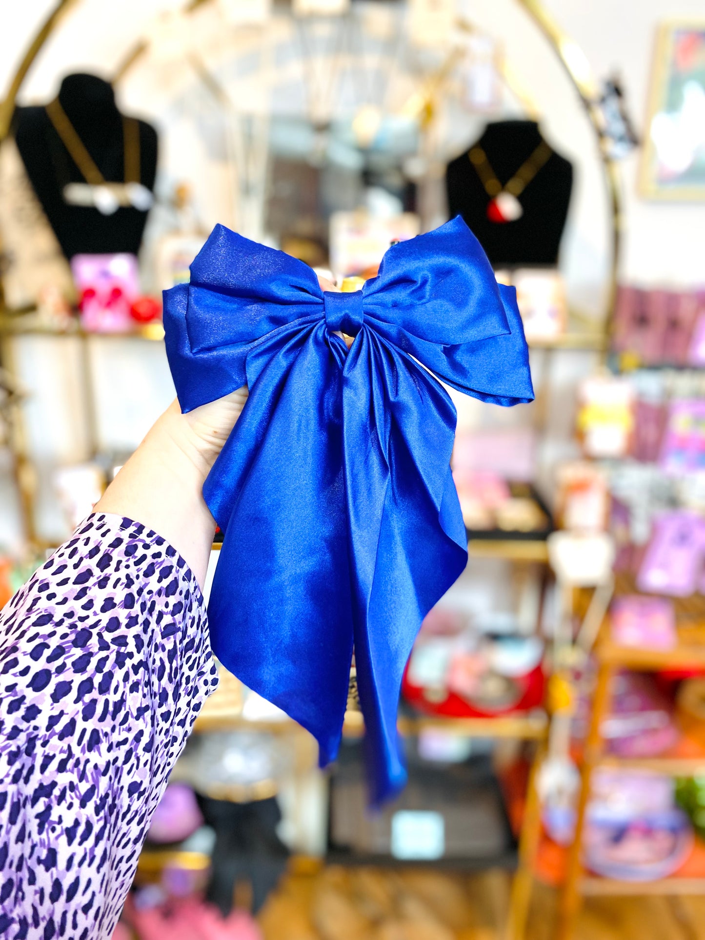 Cobalt Blue XL Hair Clip