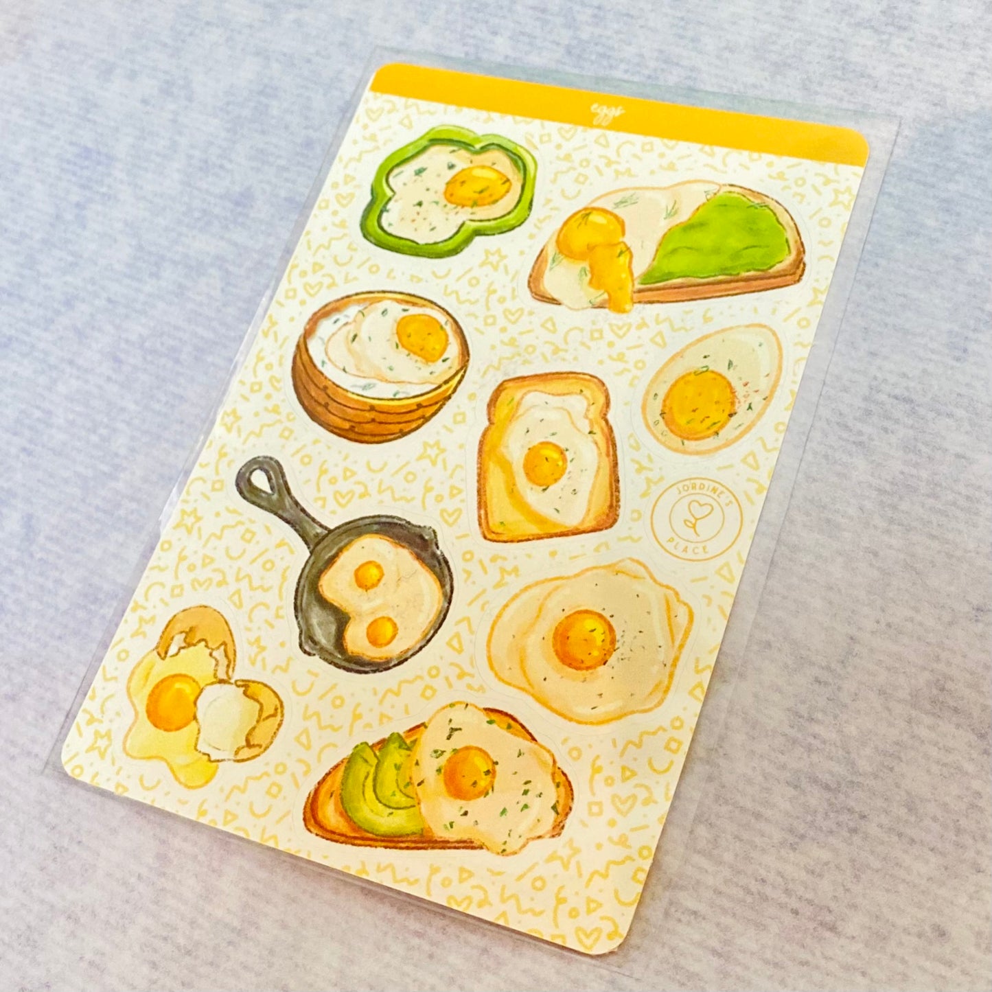Eggs Sticker Sheet