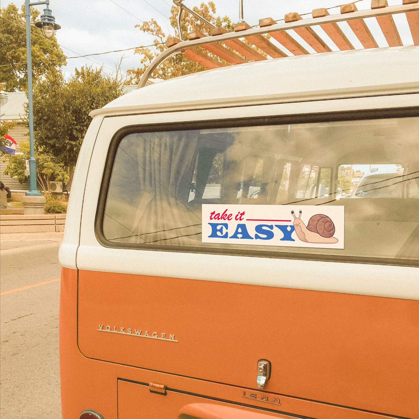 Take It Easy Bumper Sticker