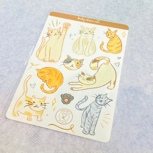 Cat Sticker Sheet