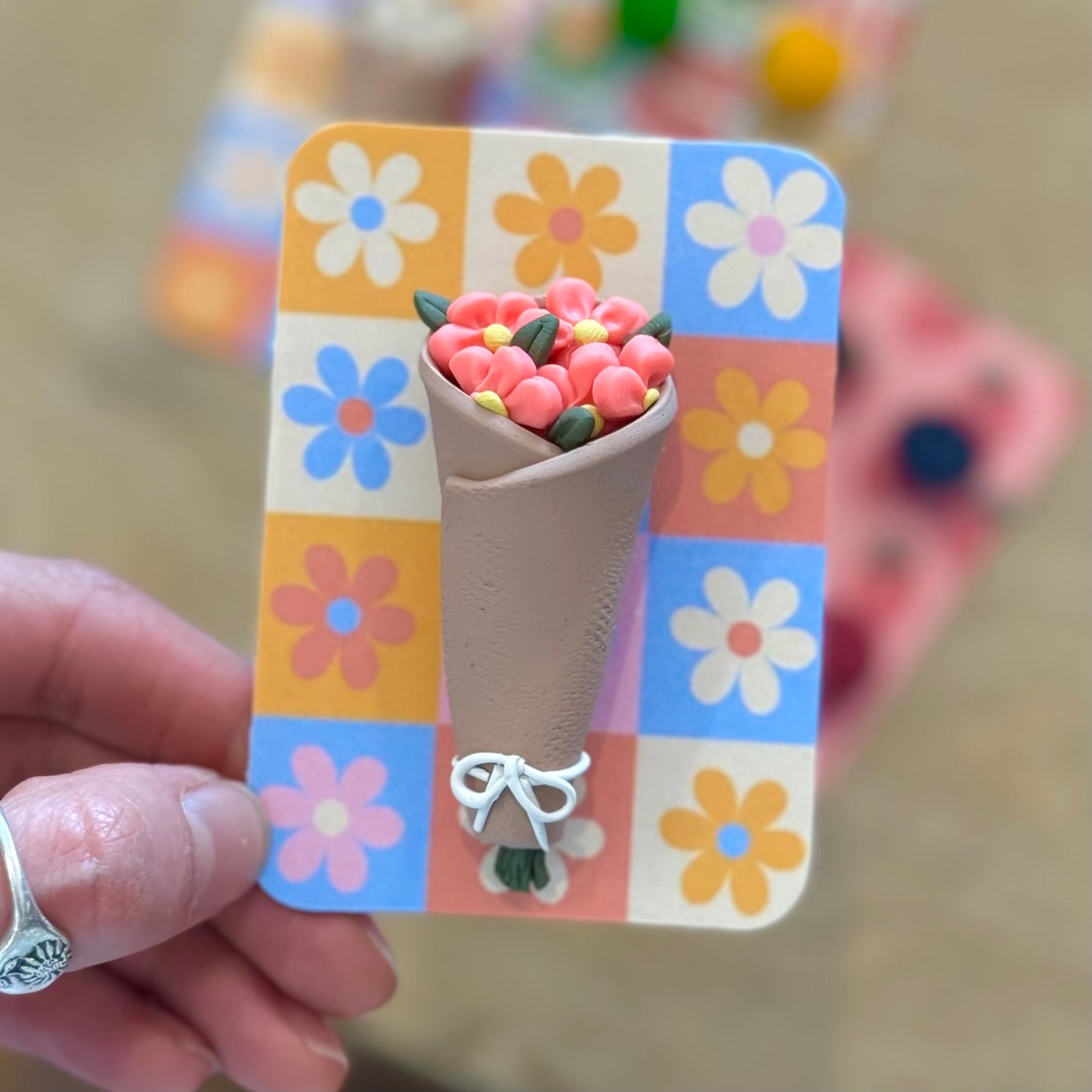 Flower Bouquet Magnets