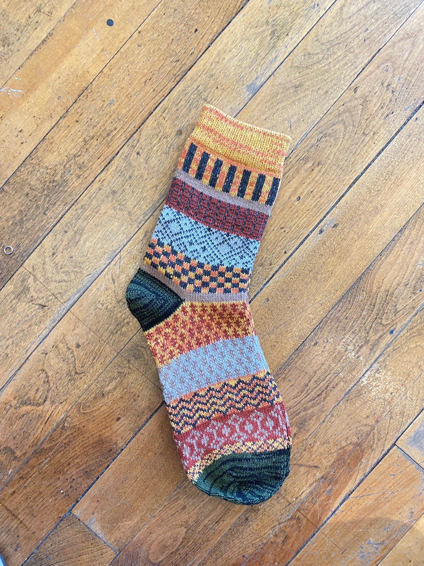 Autumn Mixed Pattern Thick Socks