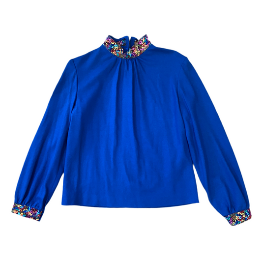 Wool Long sleeve with Floral Embroidery (M)