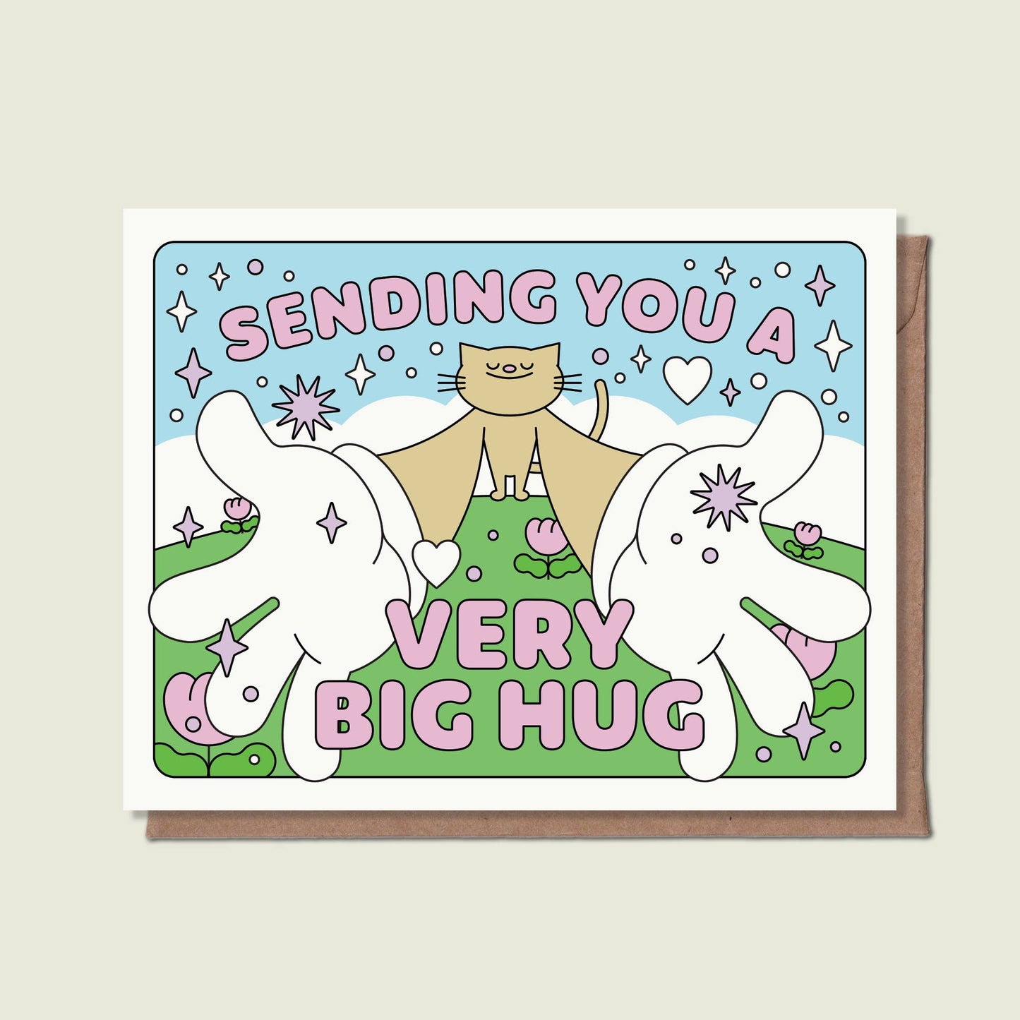 Sending You A Very Big Hug Greeting Card