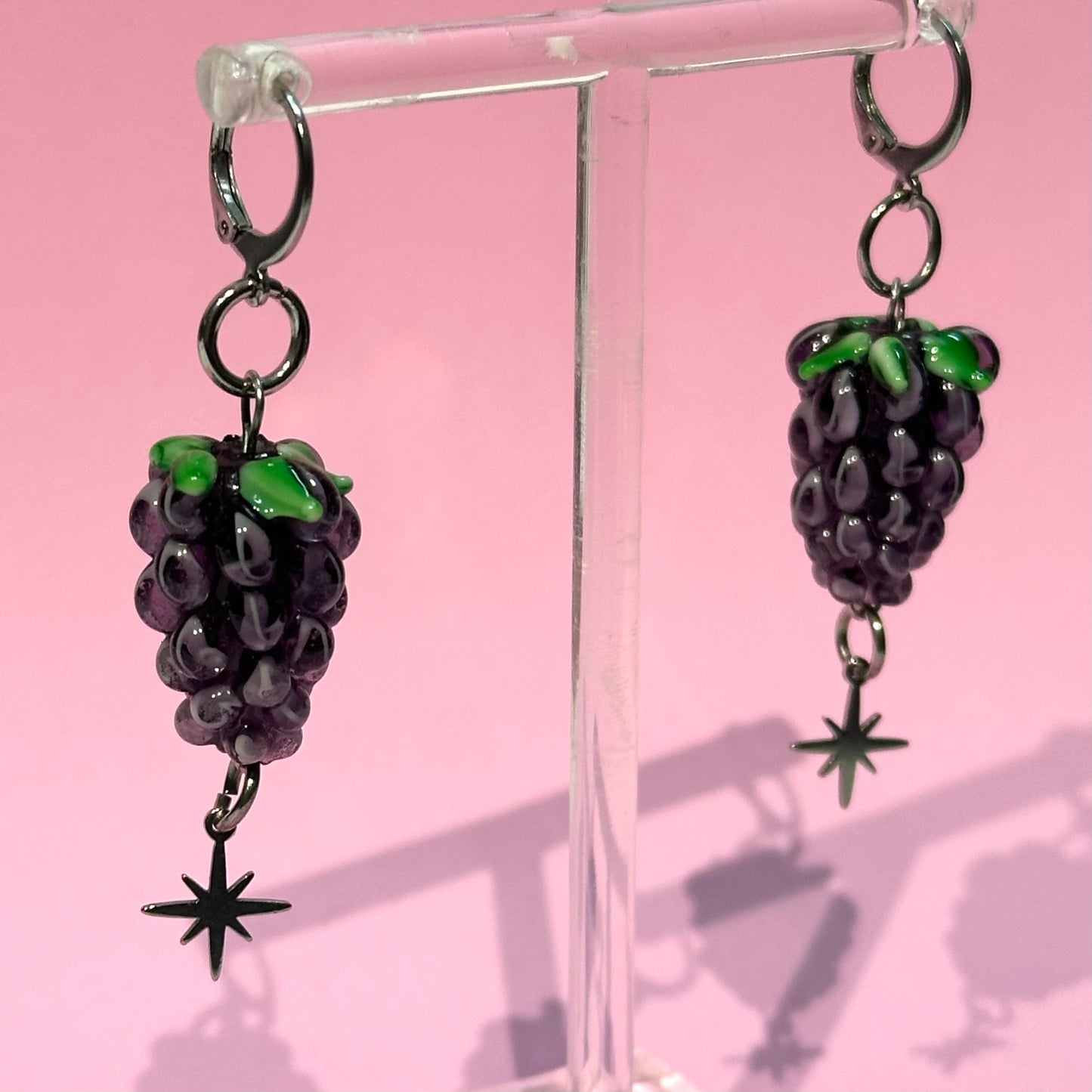 Grape Charm Earrings
