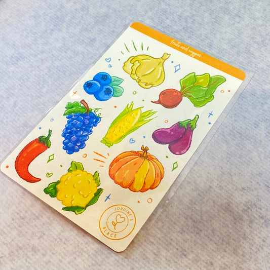 Veggies Sticker Sheet