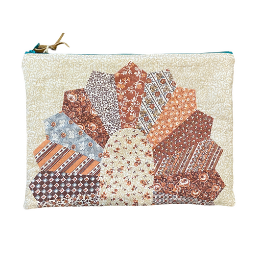 Large Quilted Zip Pouch