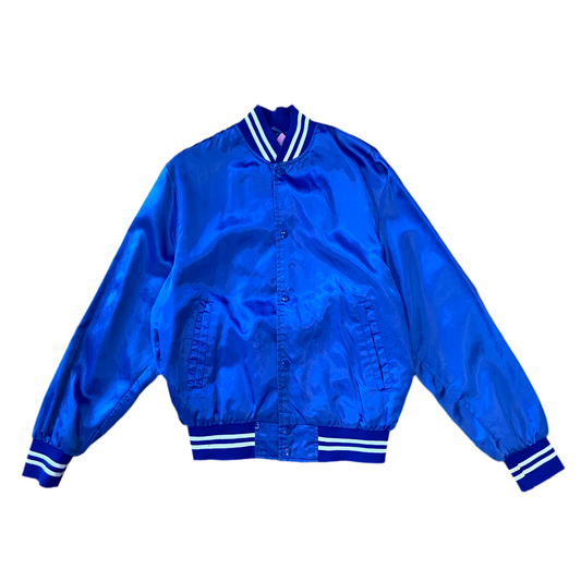 Vintage Cobalt Blue Mens Sports Jacket (M)