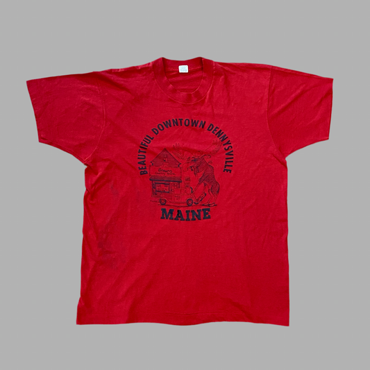 Dennysville Maine Moose T-Shirt (L)