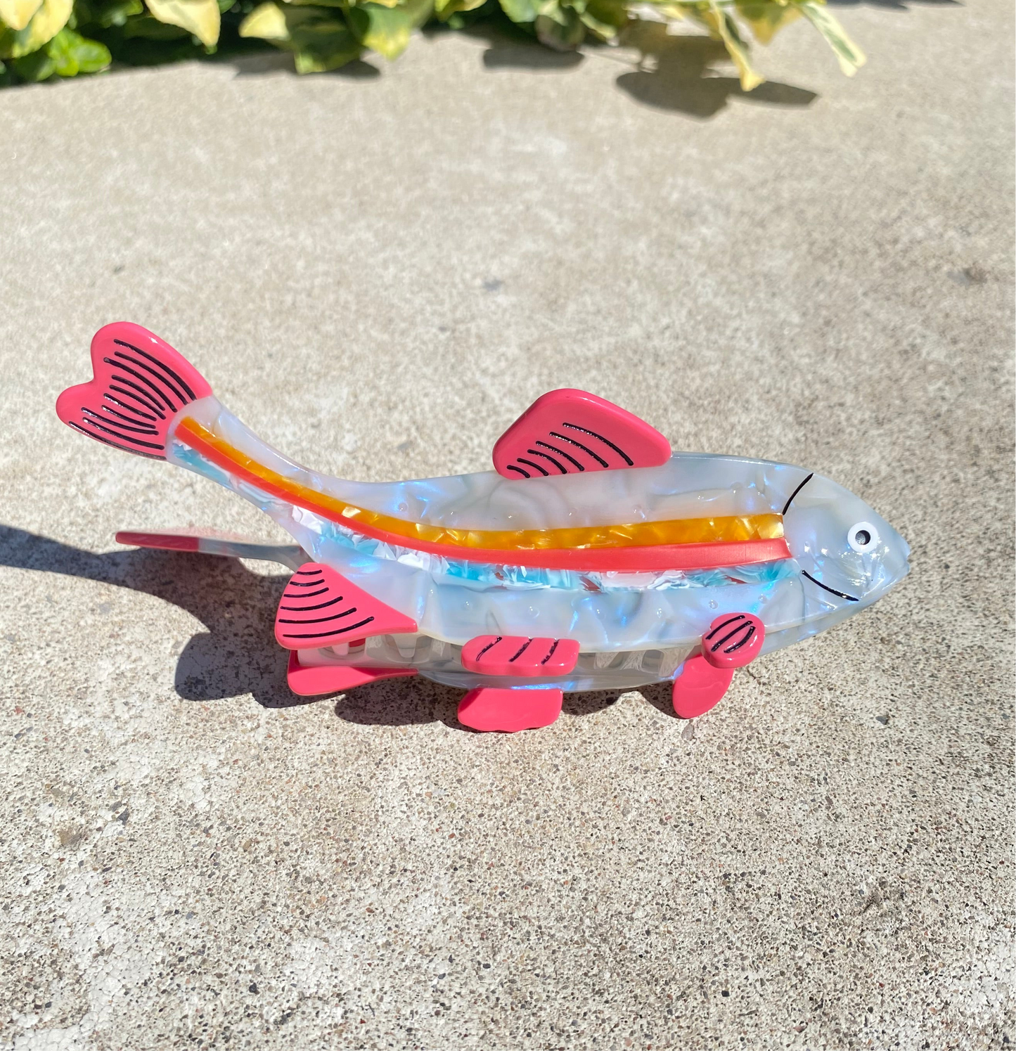 Salmon Hairclip