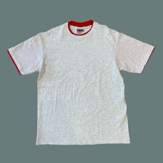 Blank T-Shirt With Red Accents (M)
