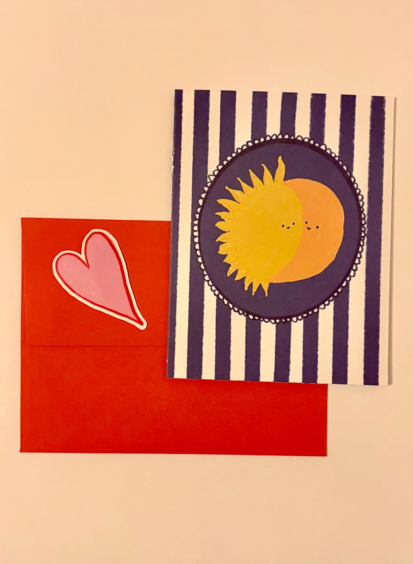 Moon and Sun Valentine Card