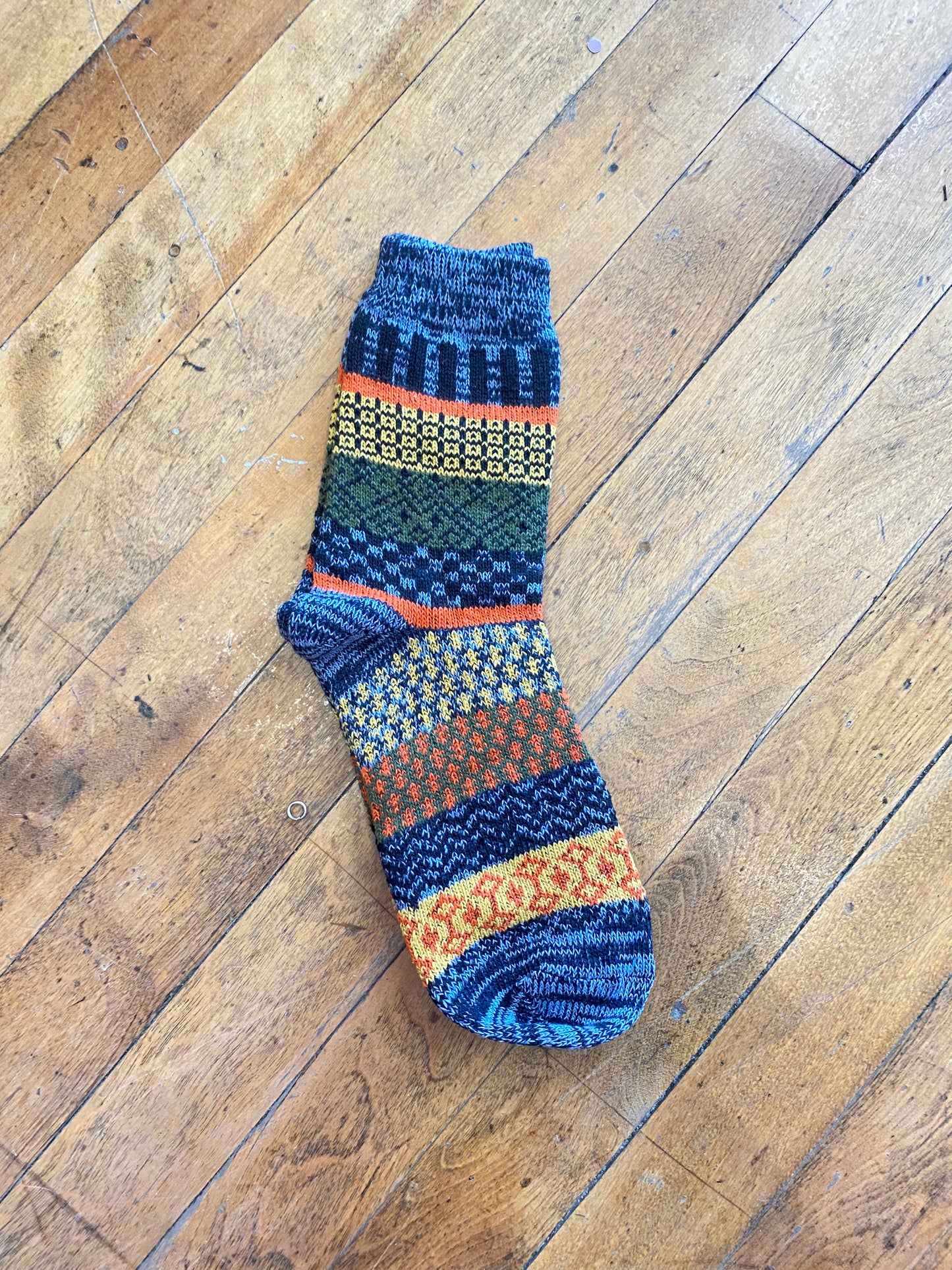 Autumn Mixed Pattern Thick Socks