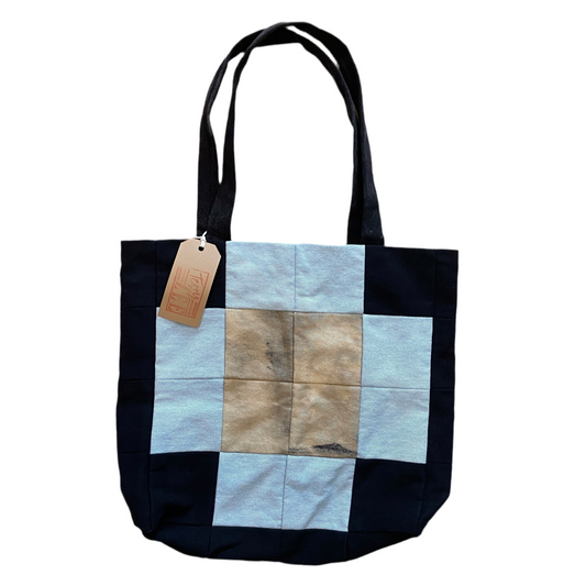Denim Quilted Totebag