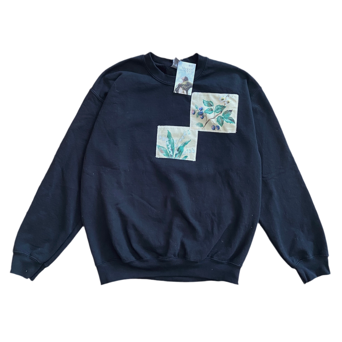 Bell Flower Patchwork Crewneck (M)
