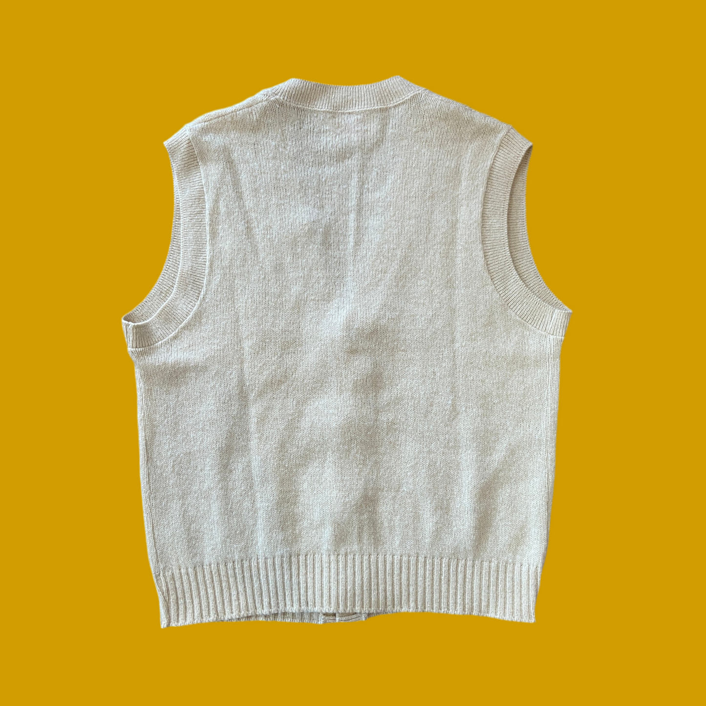 Biege Wool Vest (L)