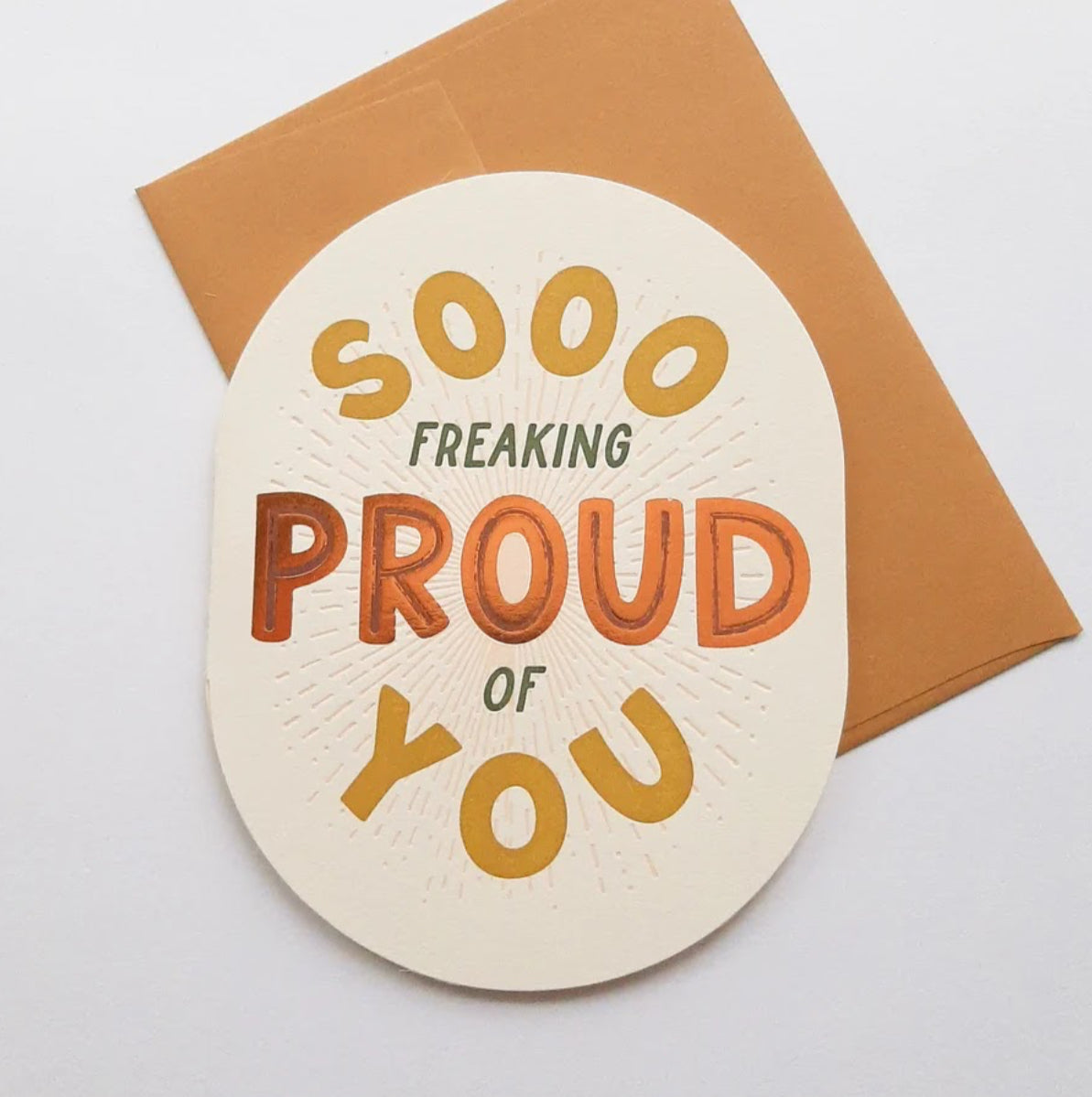 Oval Proud Card