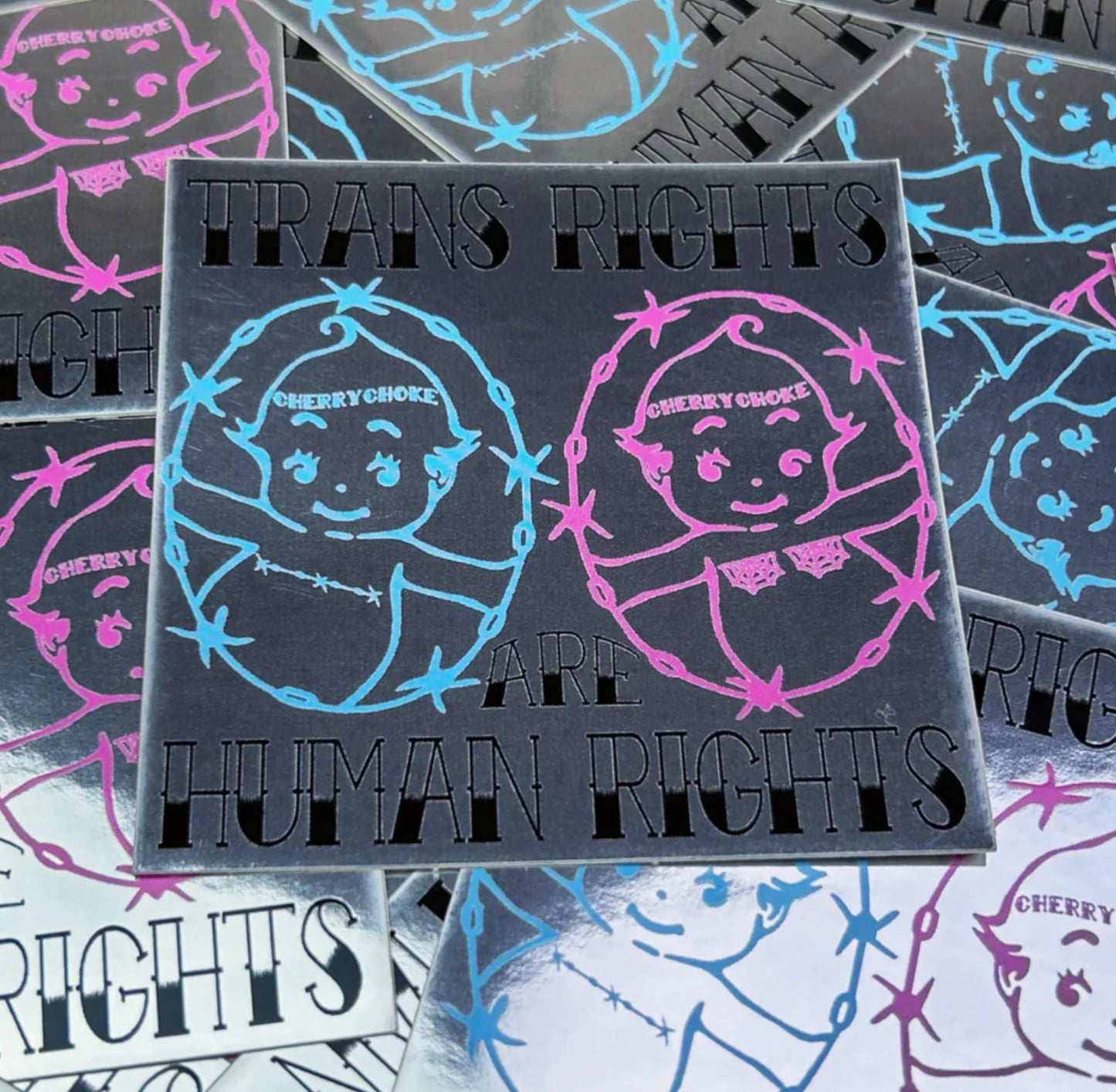 Trans Rights Are Human Rights Sticker