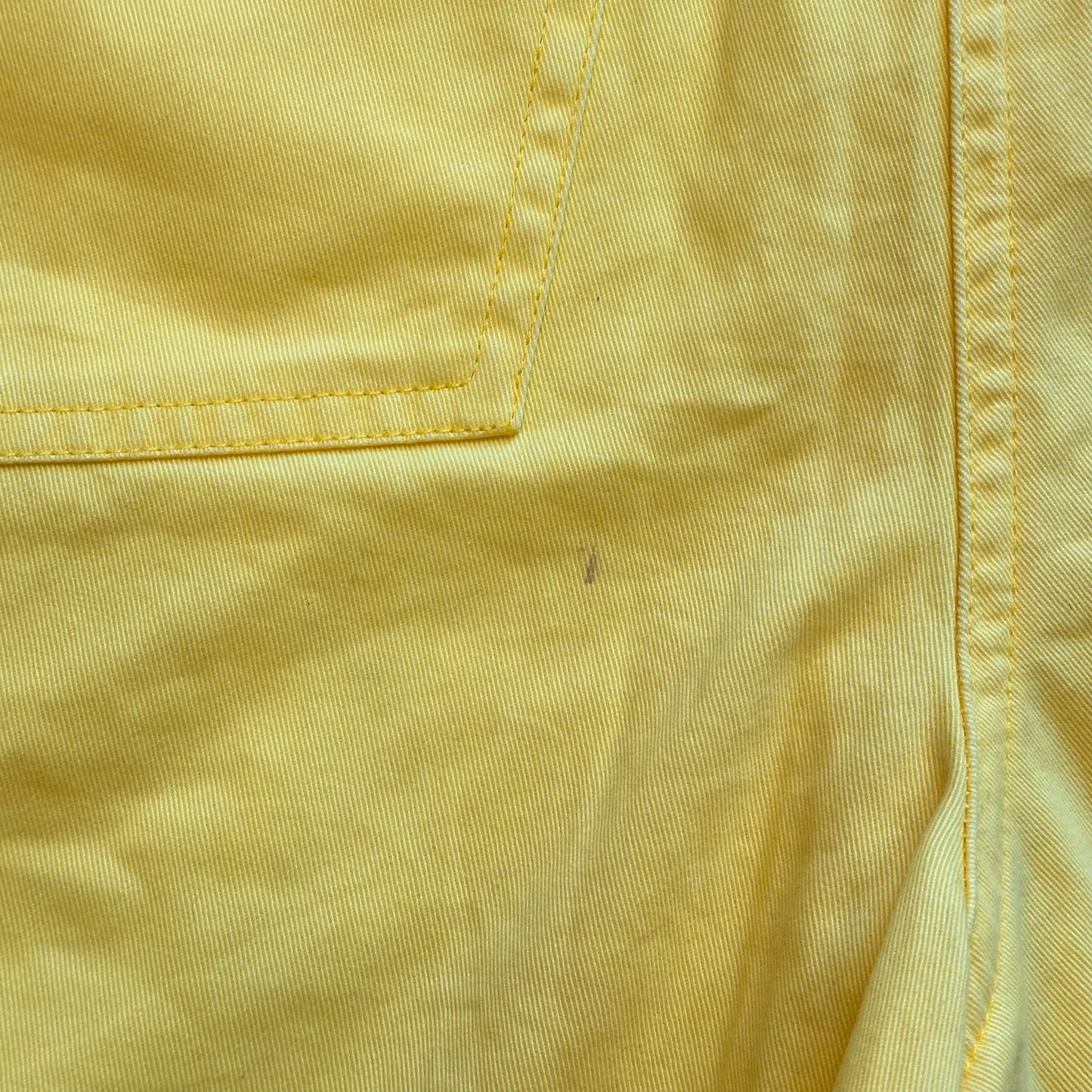 Y2K Yellow Cargo Shorts - M