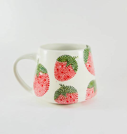 Ceramic Strawberry Mug