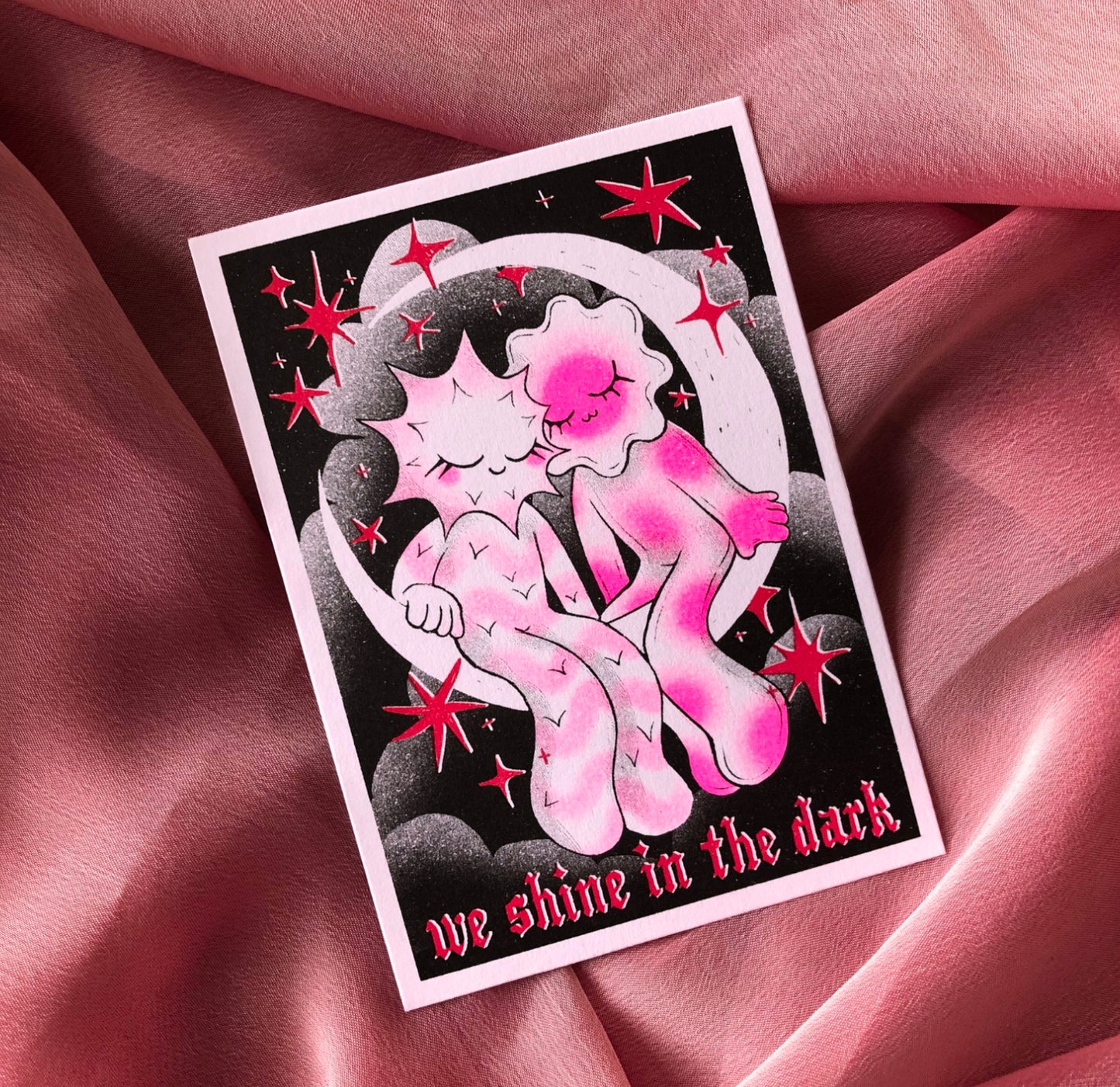Our Love Shines Mini Postcard