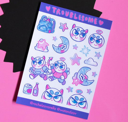 Troublesome Together Sticker Sheet