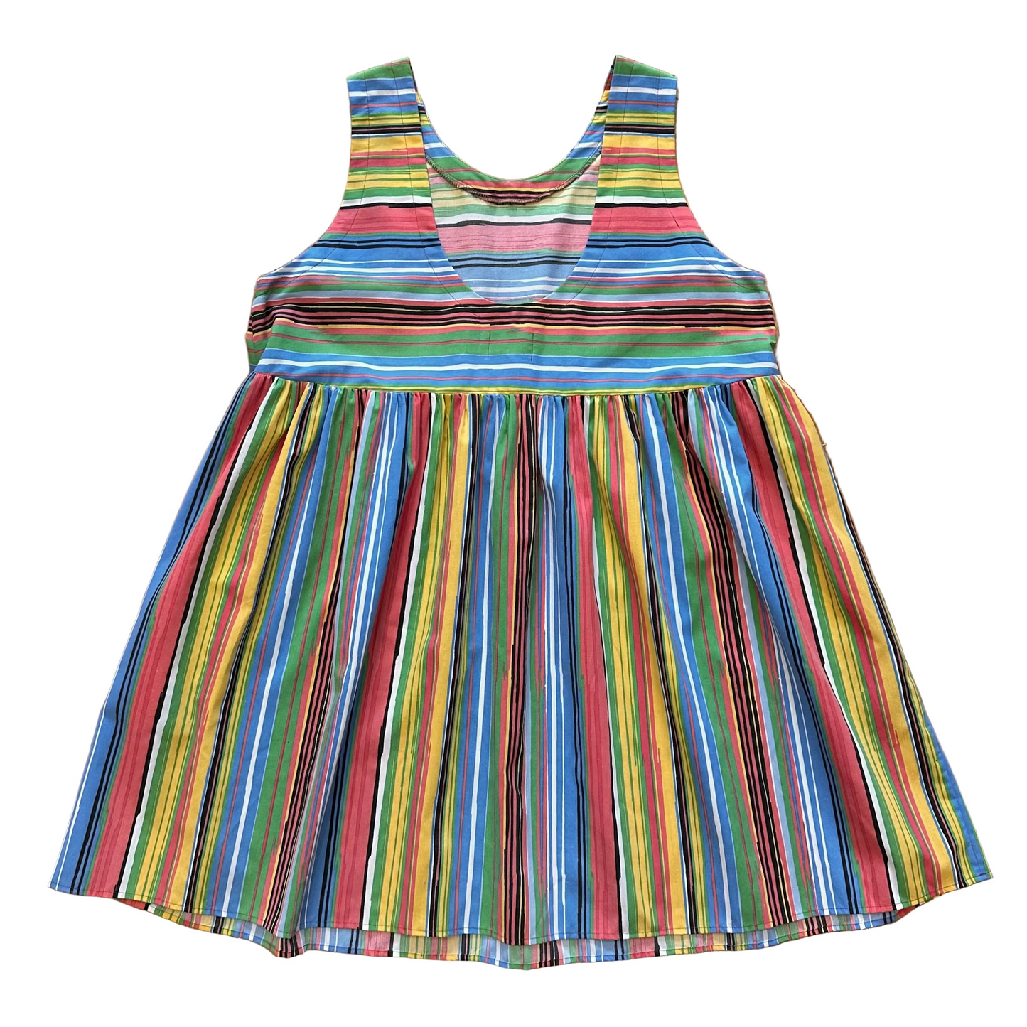 Mini Colourful Stripe Dress by Terry Zee Studios