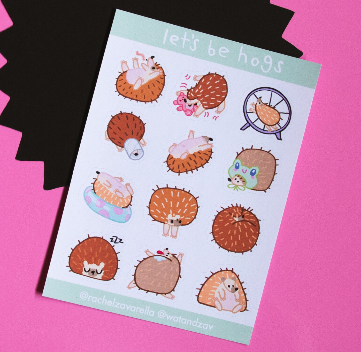 Let’s Be Hogs Sticker Sheet