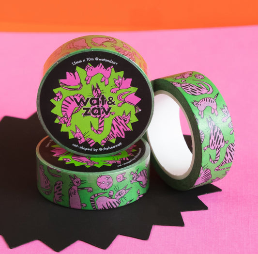 Cat-Shaped Washi Tape