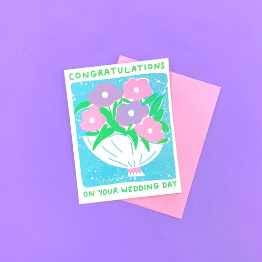 Congratulations On Your Wedding Day Greeting Card