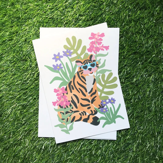 Tiger Greeting Card