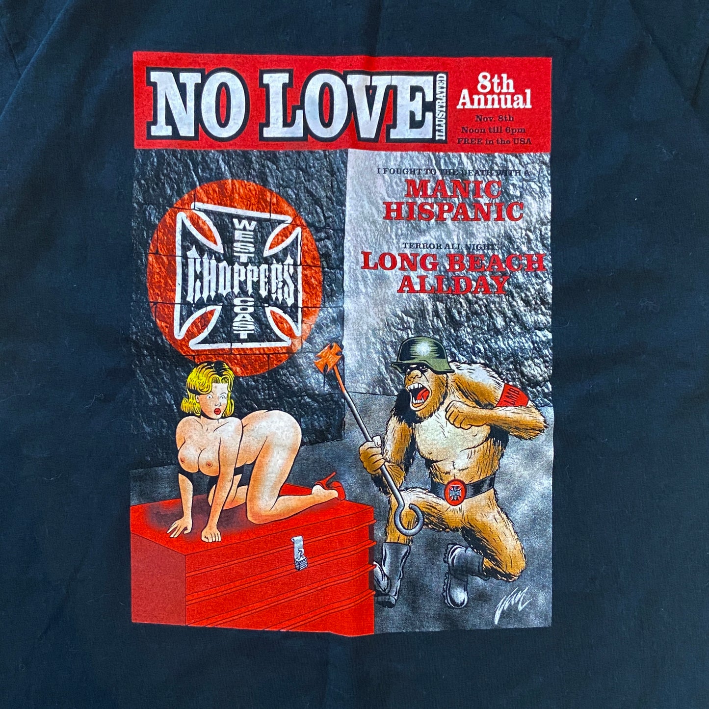 NO LOVE Choppers T-Shirt (L)