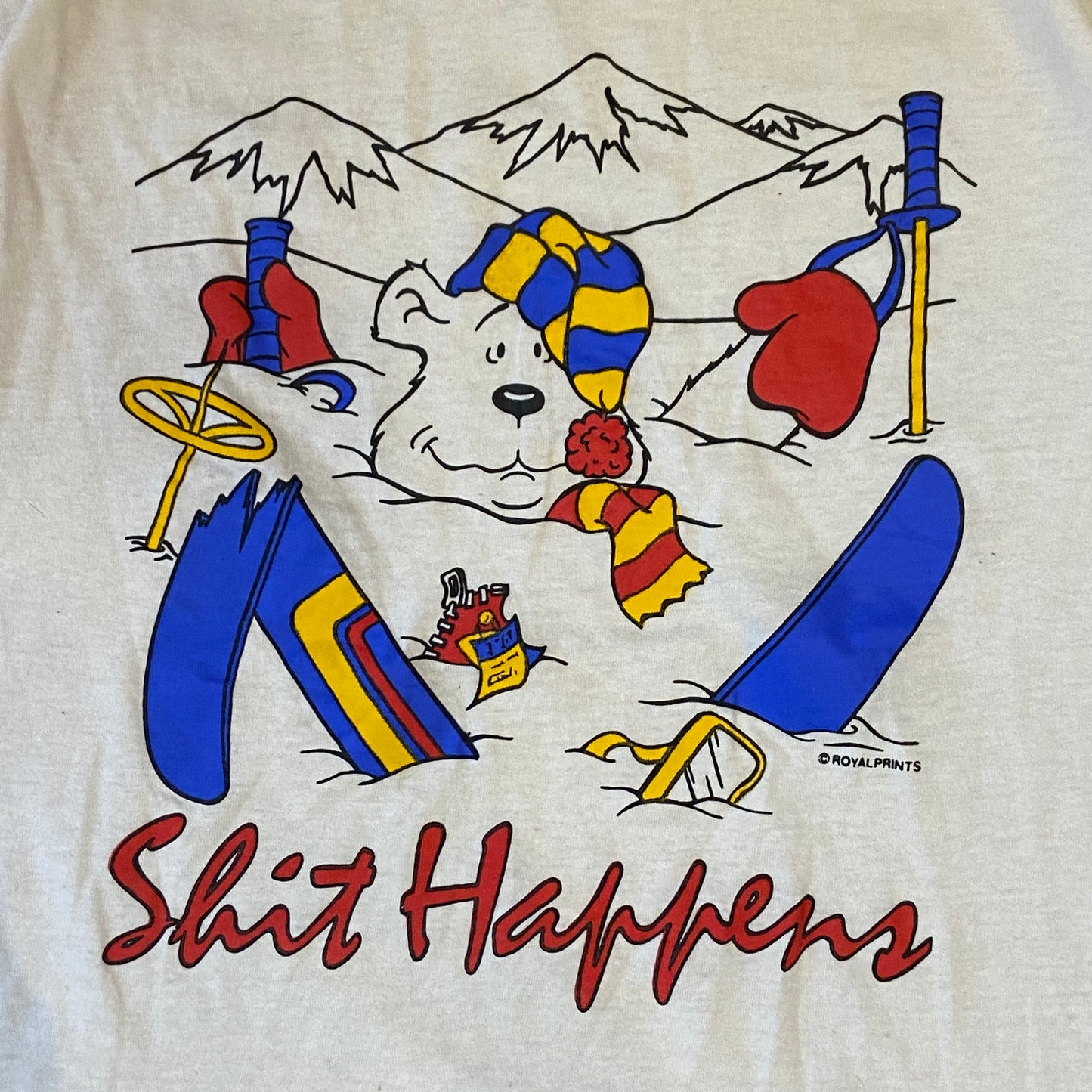SHIT HAPPENS T-Shirt (L)