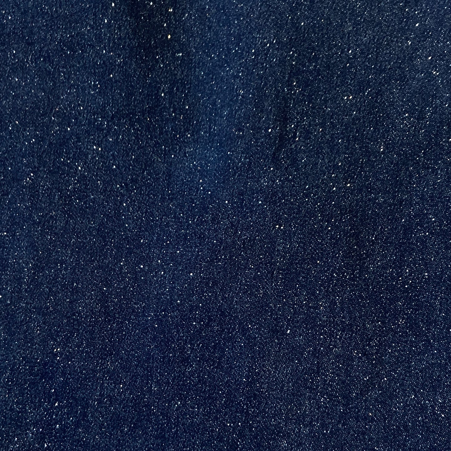 Sparkle Faux Denim Mini Skirt (S/M)