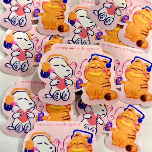 We Were Once Girls Sticker by Micah Lattes