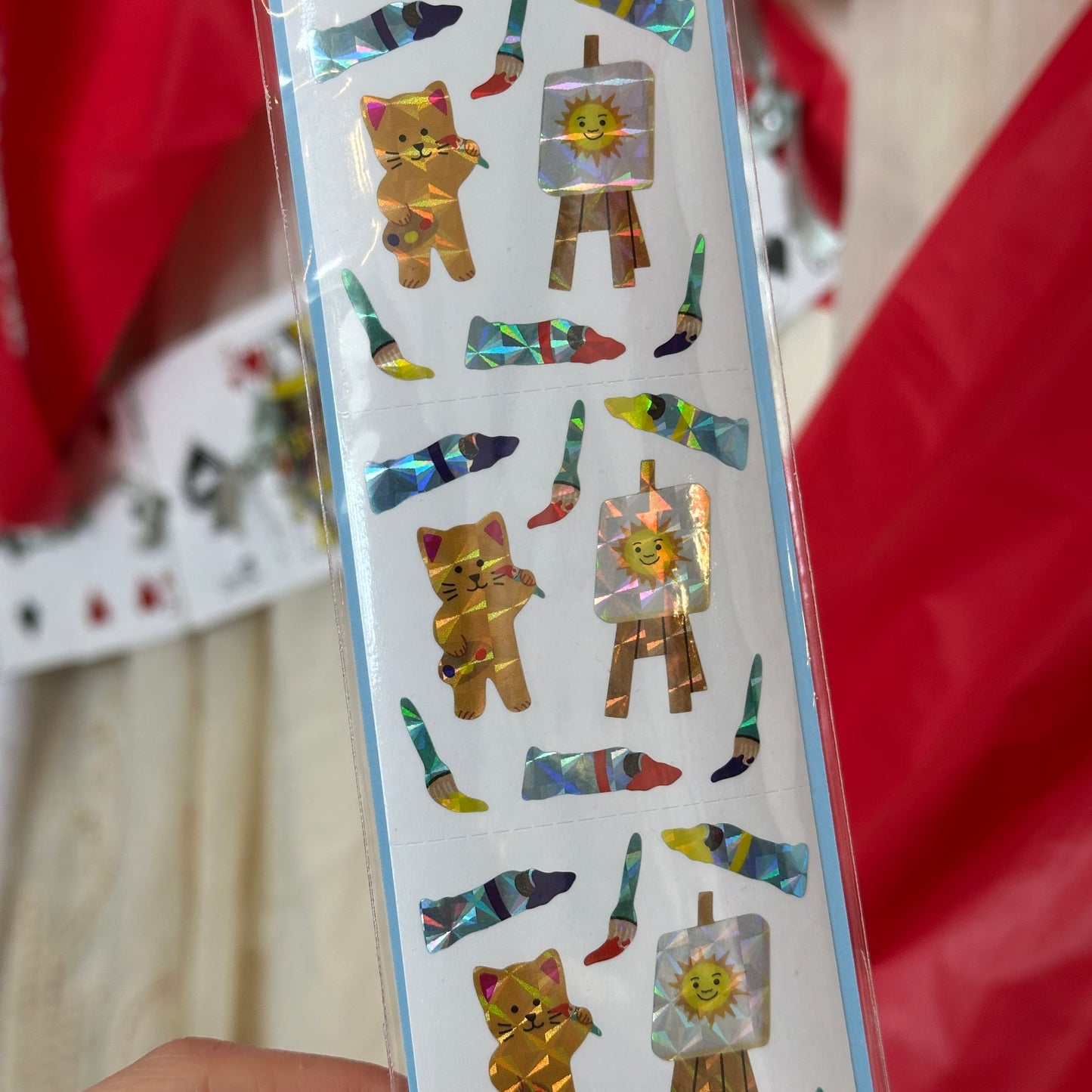 Prism Artist Cat Sticker Sheet