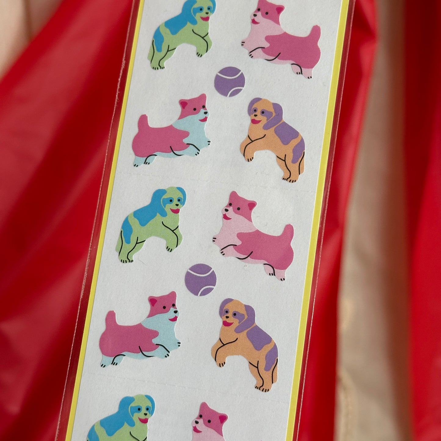 Classic Fetch Dogs Pastel Sticker Sheet