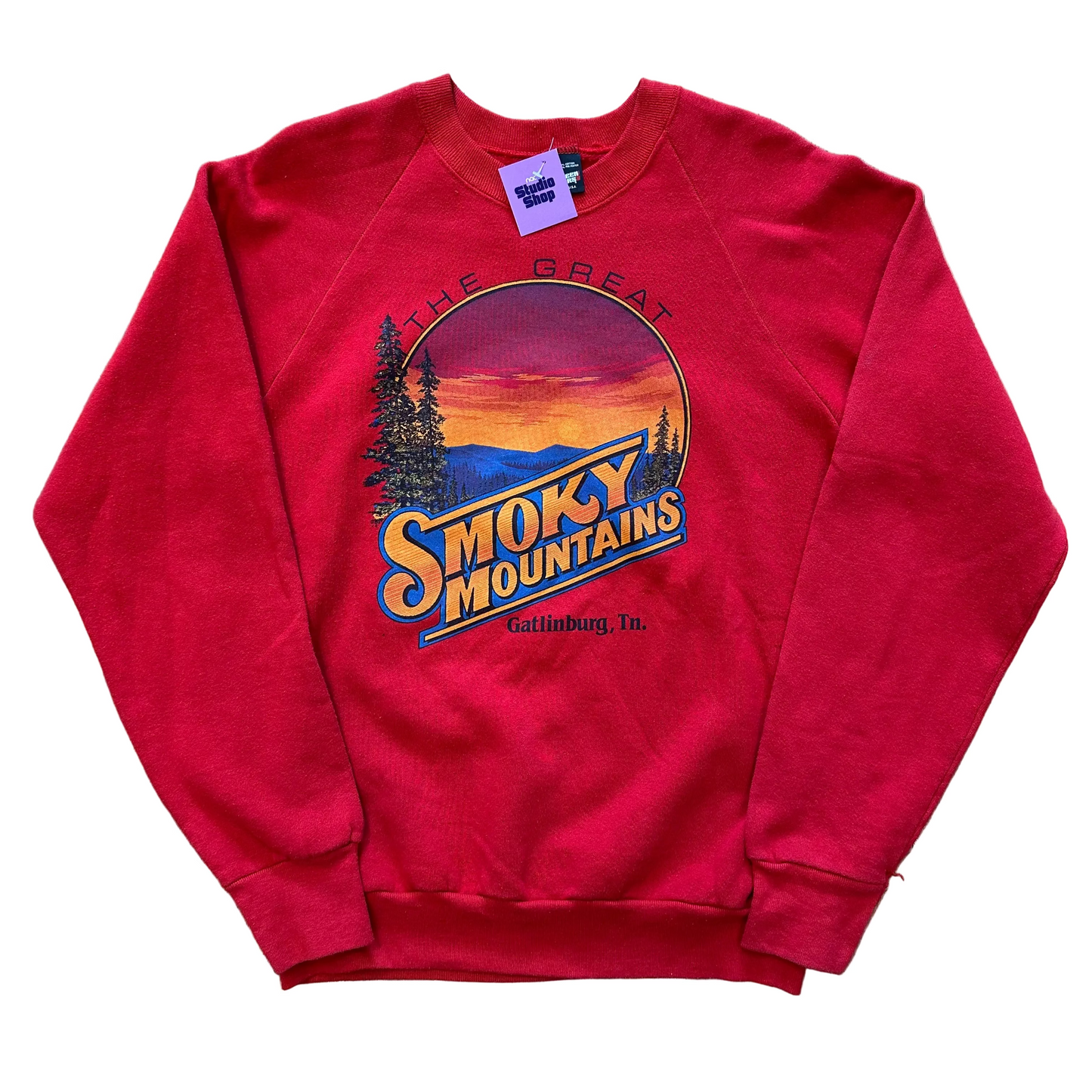 90s The Great Smoky Mountains Crewneck - L