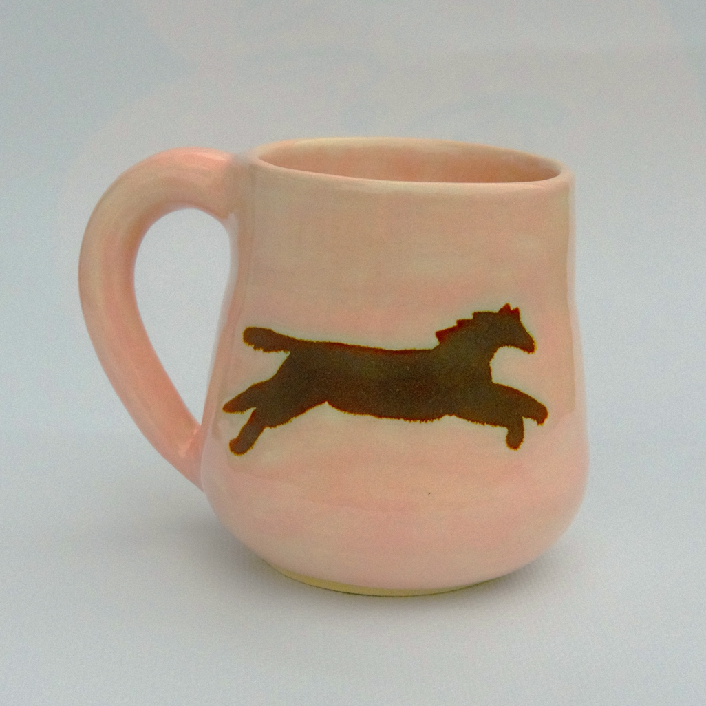 Pink Horse Mug