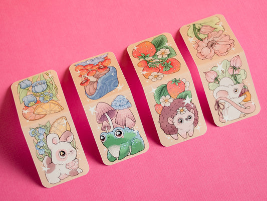 Wat & Zav Woodsy Magnetic Bookmarks