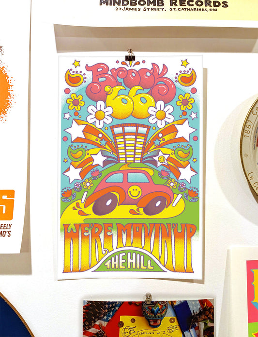 Brock '66 Risograph Poster